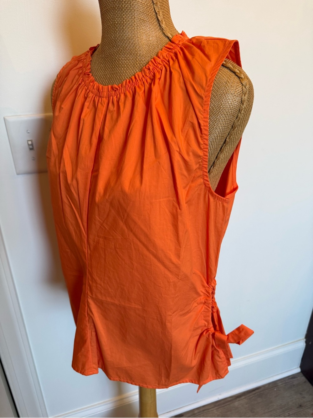 GREYLIN Sleeveless 🍊 TENNESSEE Orange Top NEW With Tags Sz L